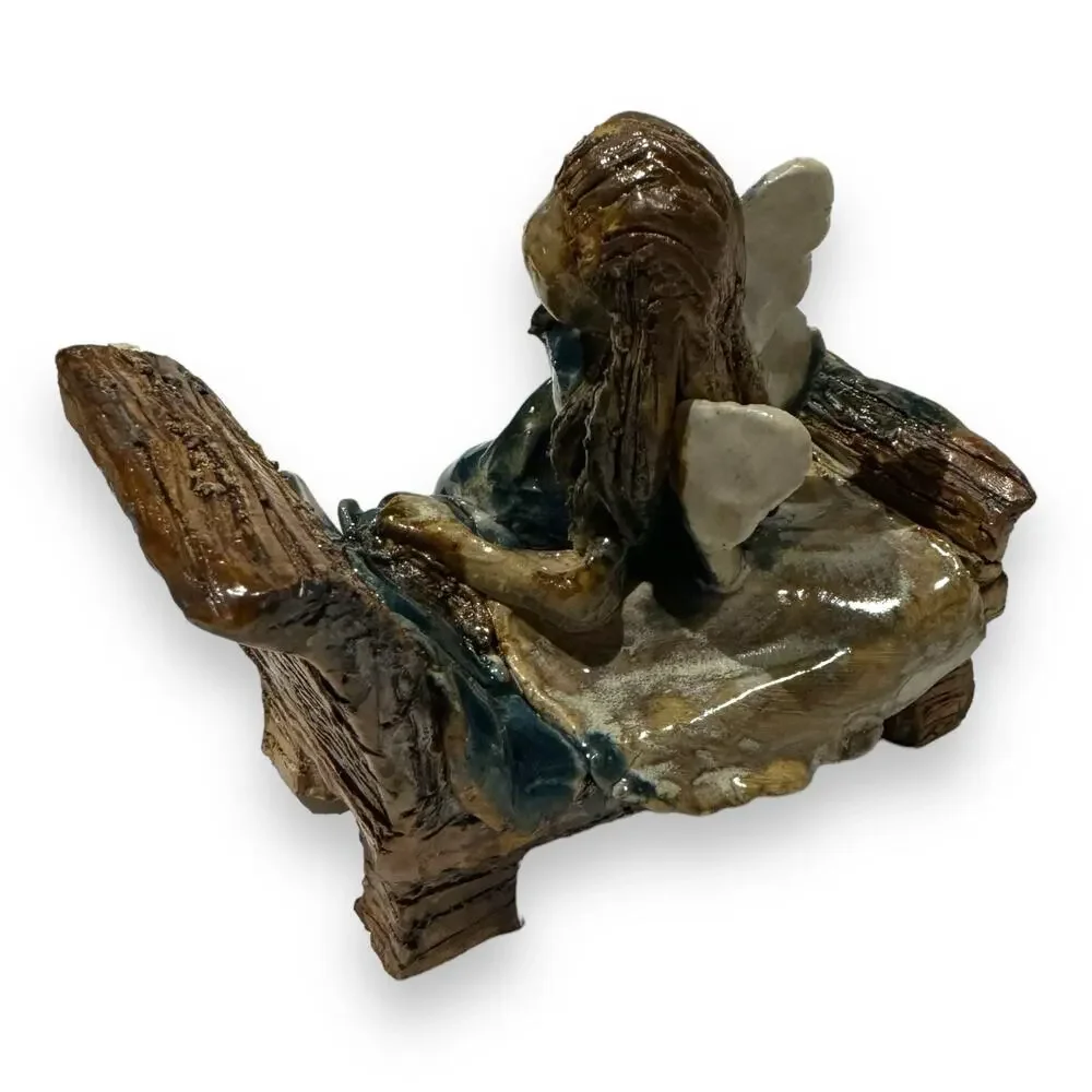 Guardian Angel Ceramic Figurine Statue RLP